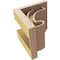Ekena Millwork 5"W x 5"D x 5"H Wide Alma Rough Cedar Woodgrain TimberThane Corbel, Primed Tan CORUR05X05X05ALMRCPR - alternate 5